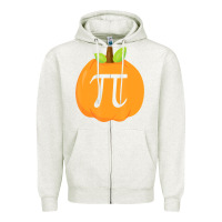 Oatmeal Heather funny halloween and thanksgiving pumpkin pi math  gifts Zipper Hoodie - maiPhamDesign