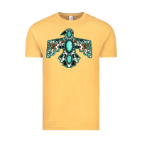 Vintage Mustard cowhide turquoise thunderbird Vintage Tee - Jasminsmagicworld