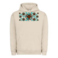 Pigment French Oak cowhide leopard sunflower gemstone Urban Hoodie - JahusDesignShop
