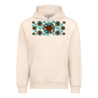 Sandshell cowhide leopard sunflower gemstone Urban Hoodie - JahusDesignShop