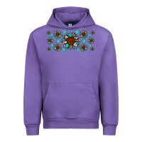Tulip cowhide leopard sunflower gemstone Urban Hoodie - JahusDesignShop
