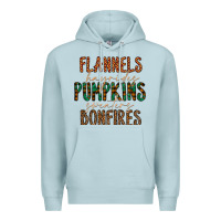 Blue Mist flannels hayrides pumpkins bonfires Premium Hoodie - CowhideDigitalArt