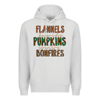 Dove Grey flannels hayrides pumpkins bonfires Premium Hoodie - CowhideDigitalArt