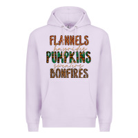 Lilac flannels hayrides pumpkins bonfires Premium Hoodie - CowhideDigitalArt