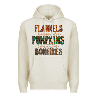 Oatmeal Heather flannels hayrides pumpkins bonfires Premium Hoodie - CowhideDigitalArt