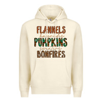 Sandshell flannels hayrides pumpkins bonfires Premium Hoodie - CowhideDigitalArt
