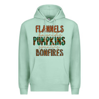 Seafoam flannels hayrides pumpkins bonfires Premium Hoodie - CowhideDigitalArt