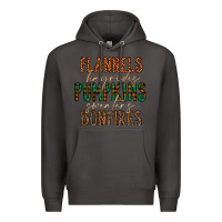 Smoke flannels hayrides pumpkins bonfires Premium Hoodie - CowhideDigitalArt