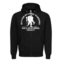 Black memorial warrior project Zipper Hoodie - maiPhamDesign
