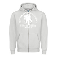 Dove Grey memorial warrior project Zipper Hoodie - maiPhamDesign
