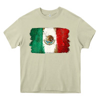 Mossy Mexican Flag Heavy Core Tee - texasbilliewilder