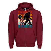 Burgundy banjo t  shirt banjo   banjo bigfoot t  shirt Zipper Hoodie - maiPhamDesign