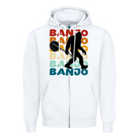 White banjo t  shirt banjo   banjo bigfoot t  shirt Zipper Hoodie - maiPhamDesign