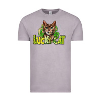 Vintage Zinc Lucky cat St. Patrick's Vintage Tee - HowdyJamesFarm