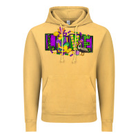 Vintage Mustard mardi gras love Vintage Hoodie - FaDigitalArtStudio