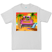Dove Grey summer truck Premium Tee - TumblerDesignByShophia