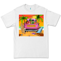 White summer truck Premium Tee - TumblerDesignByShophia