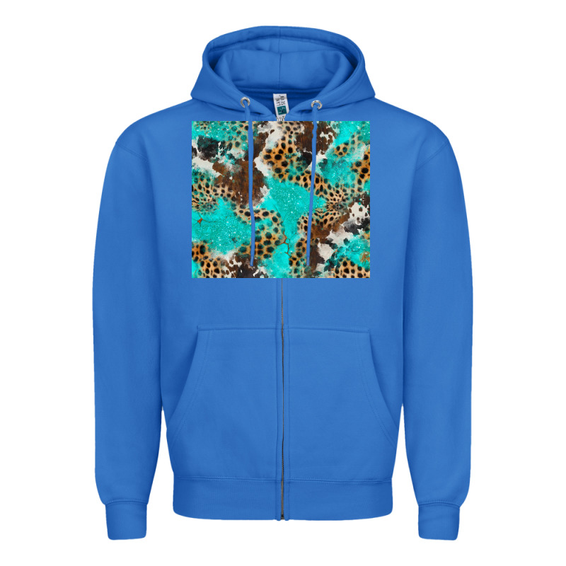 Cheetah Cowhide Tumbler Zipper Hoodie by BarkalooDesign | Teevron