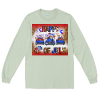 Matcha Western Happy Fourth Of July Long Sleeve Tee - FaDigitalArtStudio