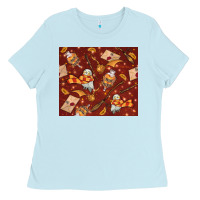 Baby Blue wizard items with glitter Ladies Tee - TumblerDesignByShophia