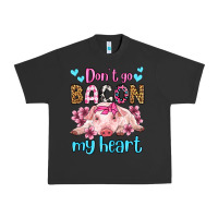 Pigment Black don't go bacon my heart olivia Urban Heavy Tee - OliviaCreatesArt