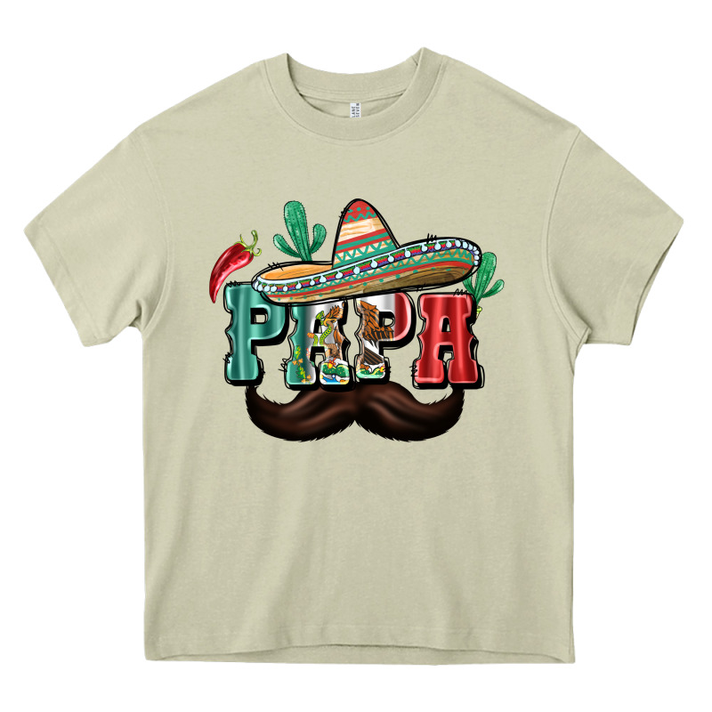 Mexican Papa Heavy Core Tee by texasbilliewilder | Teevron