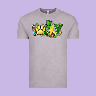 Lucky Pet  St. Patrick's Vintage Tee Designed By Howdyjamesfarm