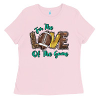 Bubblegum Pink for the love of the game Ladies Tee - HowdyJamesFarm