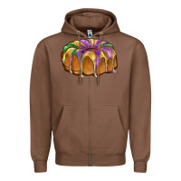 Chestnut king cake Zipper Hoodie - BarkalooDesign