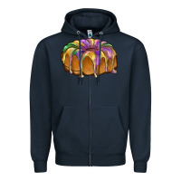 Navy king cake Zipper Hoodie - BarkalooDesign