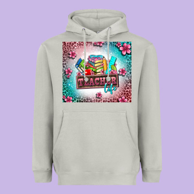 Teacher Life Heavyweight Hoodie Designed By Adodesignshop