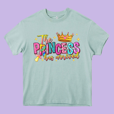 The Princess Has Arrived Heavy Core Tee Designed By Nancycooperartshop