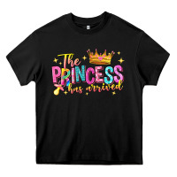 Black the princess has arrived Heavy Core Tee - NancyCooperArtShop