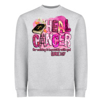 Heal Cancer For Nothing Is Impossible With God Heavyweight Sweatshirt | Teevron