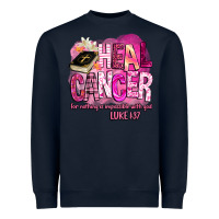 Navy heal cancer for nothing is impossible with god Heavyweight Sweatshirt - BarkalooDesign