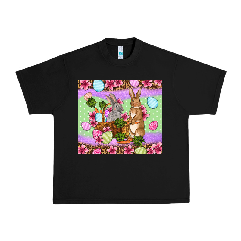 Easter Eggs Bunnys Basket Urban Heavy Tee by OliviaCreatesArt | Teevron