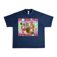 Navy Easter eggs bunnys basket Urban Heavy Tee - OliviaCreatesArt