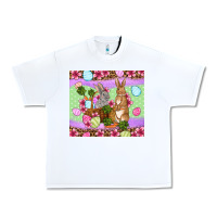 White Easter eggs bunnys basket Urban Heavy Tee - OliviaCreatesArt