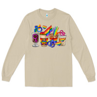 Mushroom lgbt coffee cups Long Sleeve Tee - FaDigitalArtStudio
