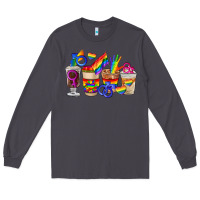 Smoke lgbt coffee cups Long Sleeve Tee - FaDigitalArtStudio