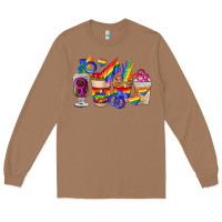 Toasted Coconut lgbt coffee cups Long Sleeve Tee - FaDigitalArtStudio