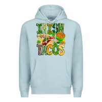 Blue Mist Irish i Had Tacos Premium Hoodie - CowhideDigitalArt