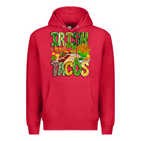 Cardinal Irish i Had Tacos Premium Hoodie - CowhideDigitalArt