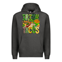 Charcoal Heather Irish i Had Tacos Premium Hoodie - CowhideDigitalArt