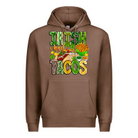 Chestnut Irish i Had Tacos Premium Hoodie - CowhideDigitalArt