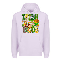 Lilac Irish i Had Tacos Premium Hoodie - CowhideDigitalArt