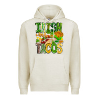 Oatmeal Heather Irish i Had Tacos Premium Hoodie - CowhideDigitalArt