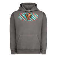 Pigment Tornado cow floral Urban Hoodie - JahusDesignShop