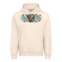 Sandshell cow floral Urban Hoodie - JahusDesignShop