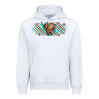 White cow floral Urban Hoodie - JahusDesignShop